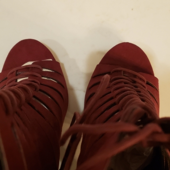 NEW Bamboo Open Toe Shoes size 7.5 - Picture 7 of 9